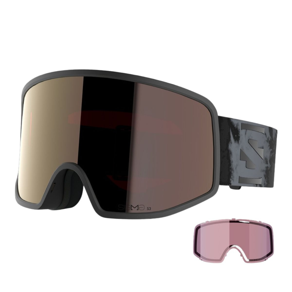 ユニセックス 大人 ゴーグル スノーゴーグル スキー スノーボード くもり防止