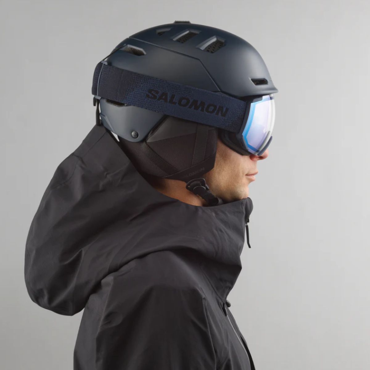 レディース メンズ HELMET HUSK PRO Dress Blue スキー スノボ