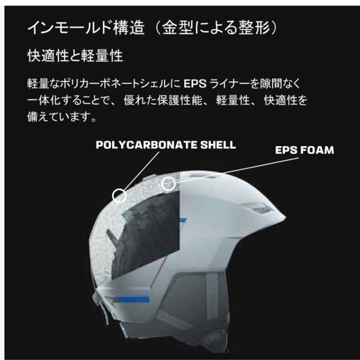 レディース メンズ HELMET HUSK PRO Dress Blue スキー スノボ