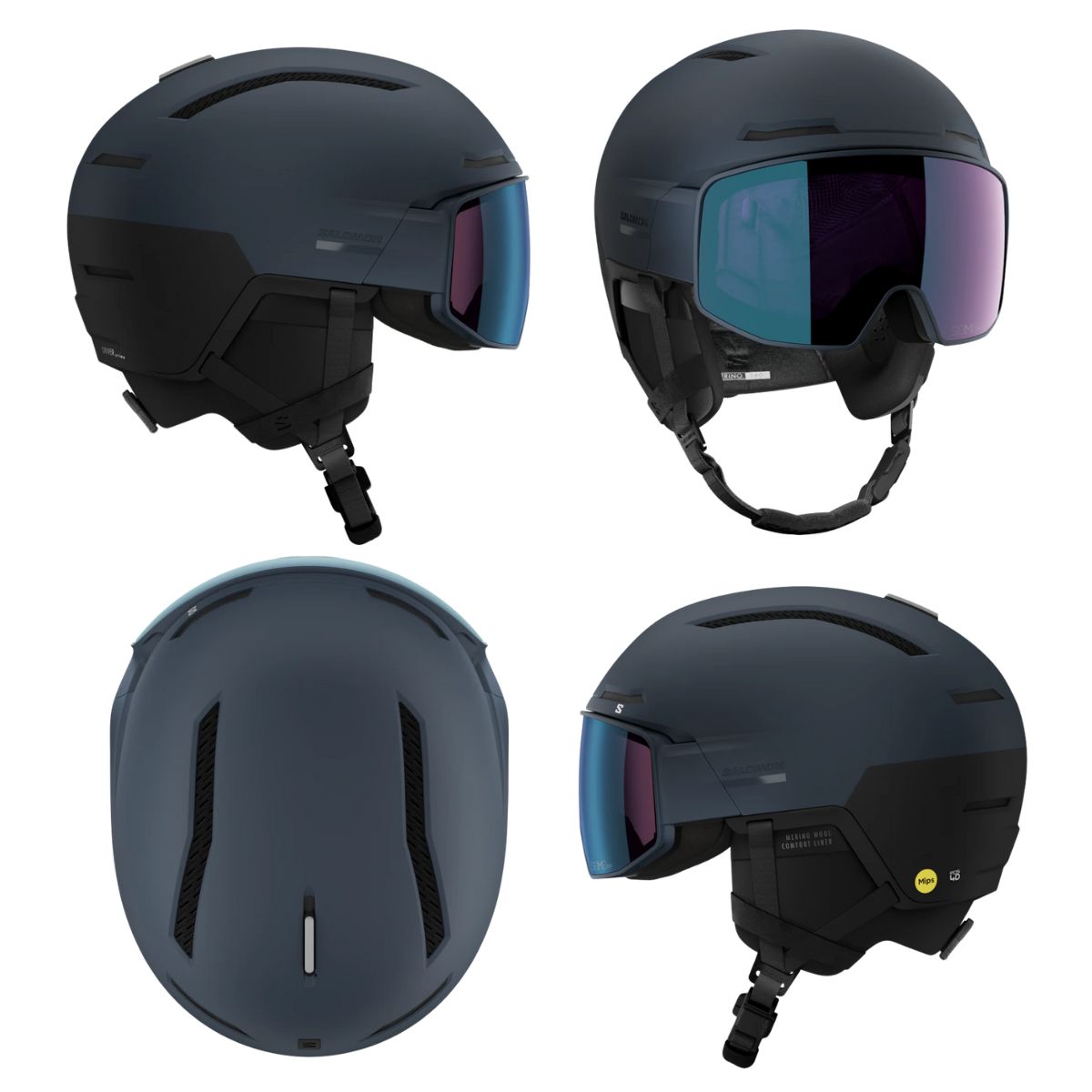 スノーボード ウィンター ヘルメット ゴーグル装着型 マグネット