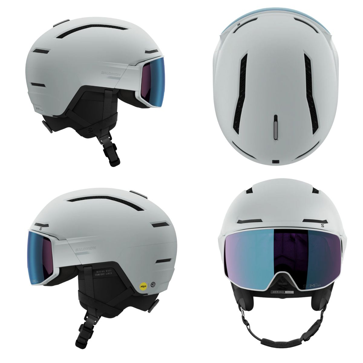 スノーボード スキー ヘルメット  バイザー付き PHOTO MIPS Ice Flow