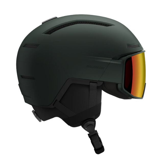 スノーボード ヘルメット 男女兼用 ゴーグル装着 バイザー付き