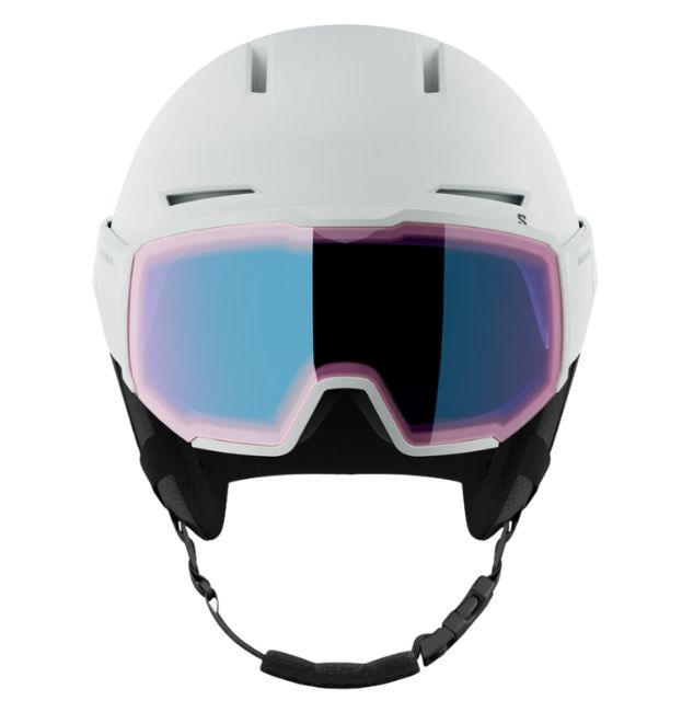 バイザー付き ヘルメット ユニセックス 眼鏡の上から装着可能