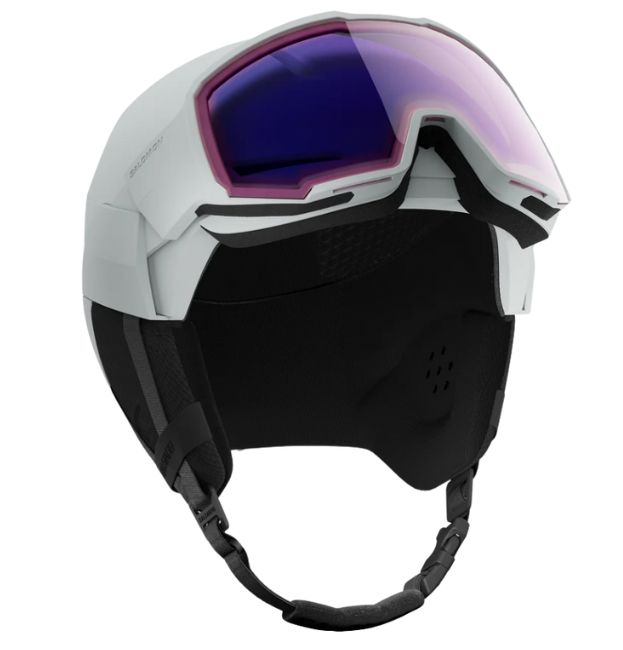 バイザー付き ヘルメット ユニセックス 眼鏡の上から装着可能