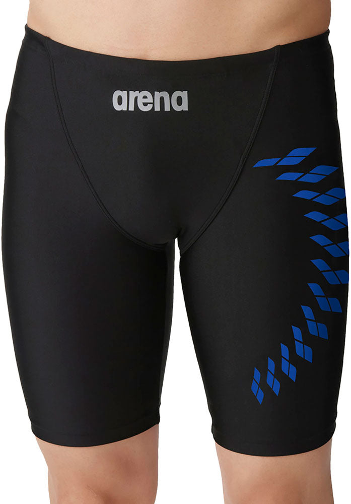 Men's Aqua Exercise Fitness Swimwear, Swim Spats, Half Leg, with Inner