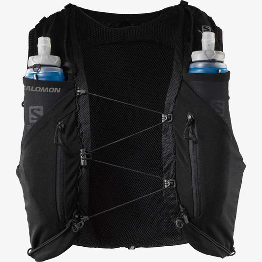 ADV SKIN 12 SET Black Unisex Running Vest with Flask