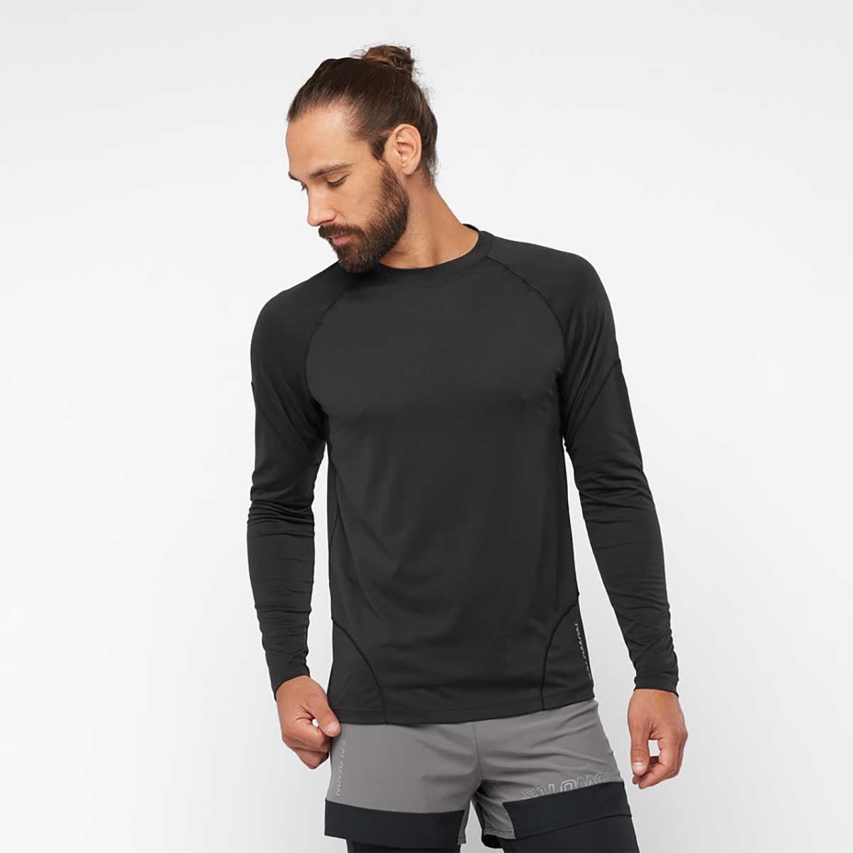 CROSS RUN LS TEE Men's long sleeve T-shirt, ultra-lightweight and quick-drying