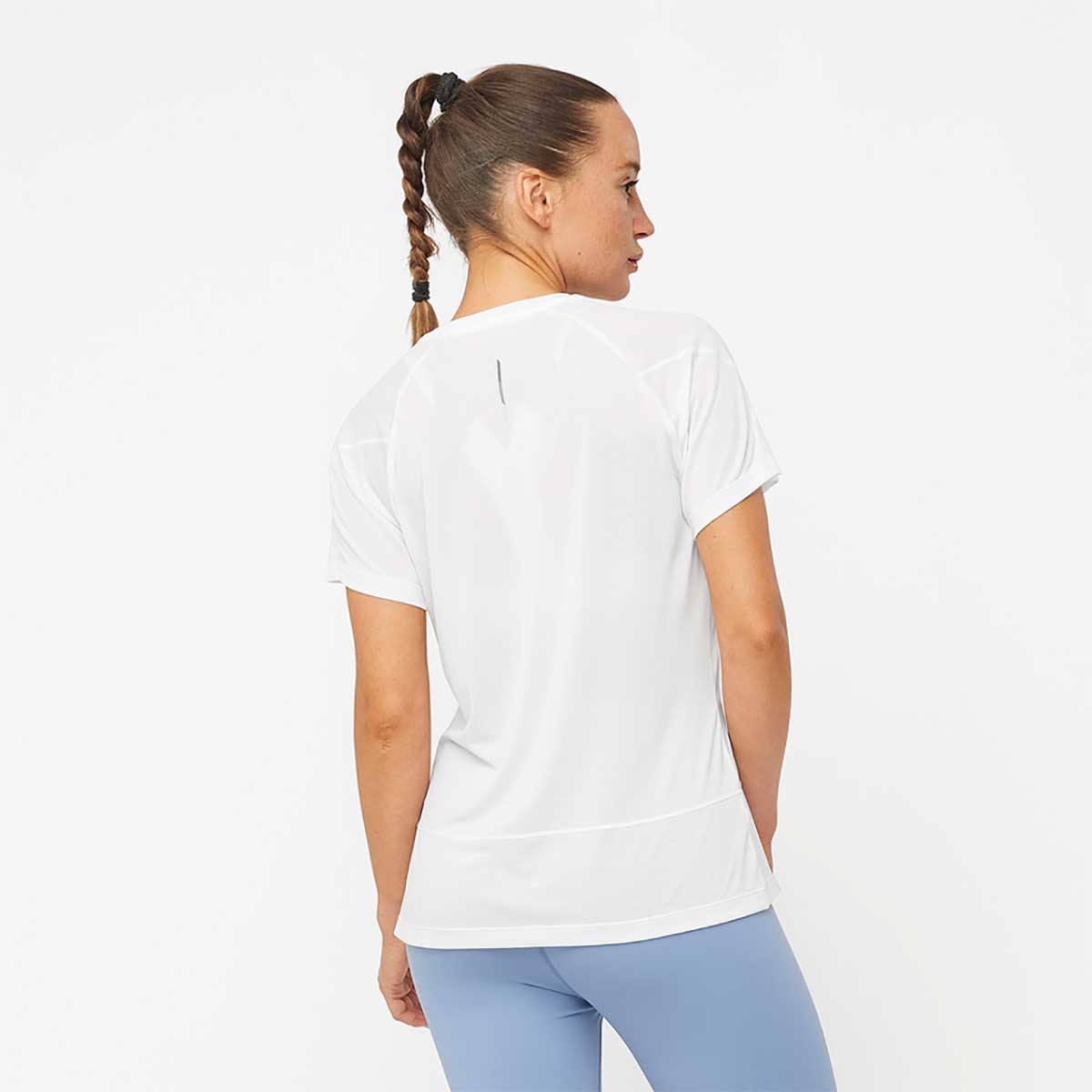 CROSS RUN SS TEE Women's short sleeve short sleeve T-shirt, ultra-lightweight, quick drying