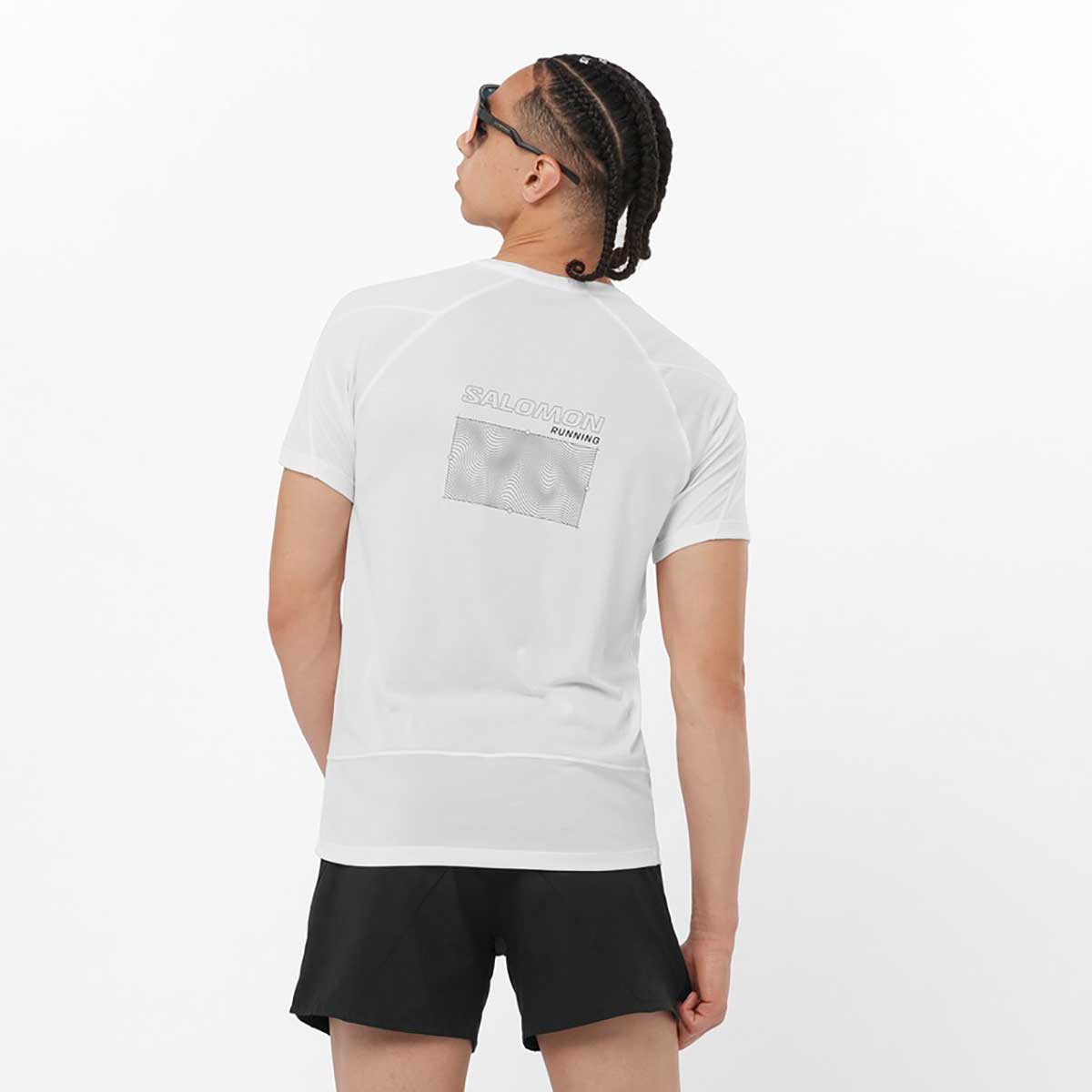 CROSS RUN SS TE Men's Running T-shirt, Short Sleeve, Sort Sleeve