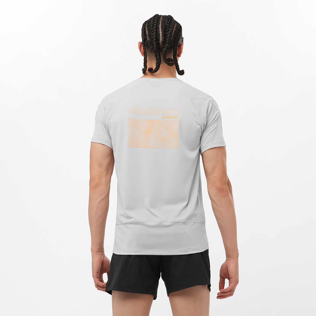 CROSS RUN SS TE Men's Running T-shirt, Short Sleeve, Sort Sleeve