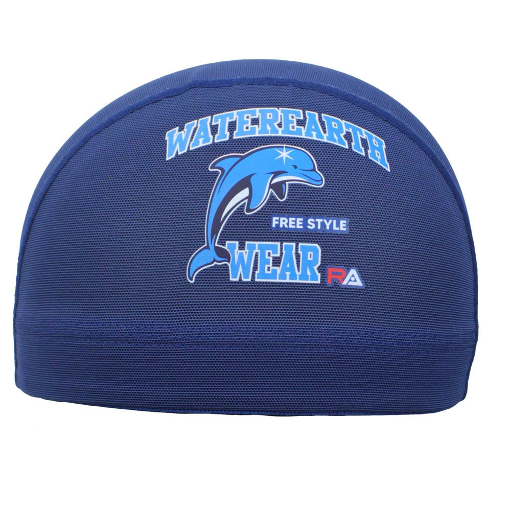 プリントメッシュ スイムキャップ 水泳 練習用 フィットネス