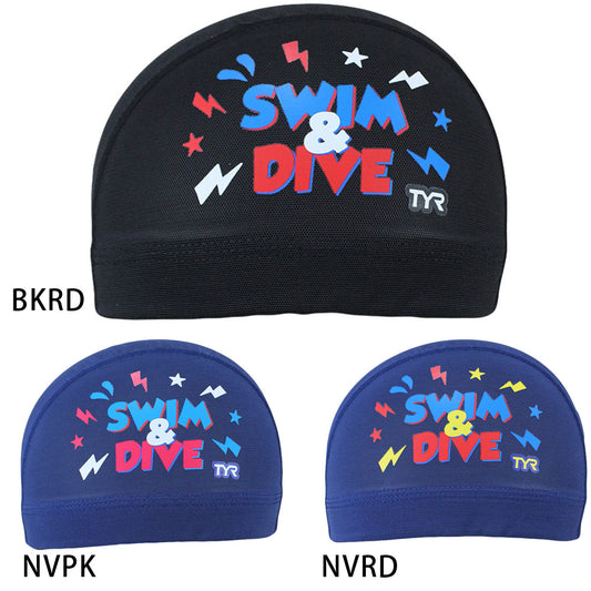 PRINT MESH SWIM CAP Swim mesh cap Swimming practice training