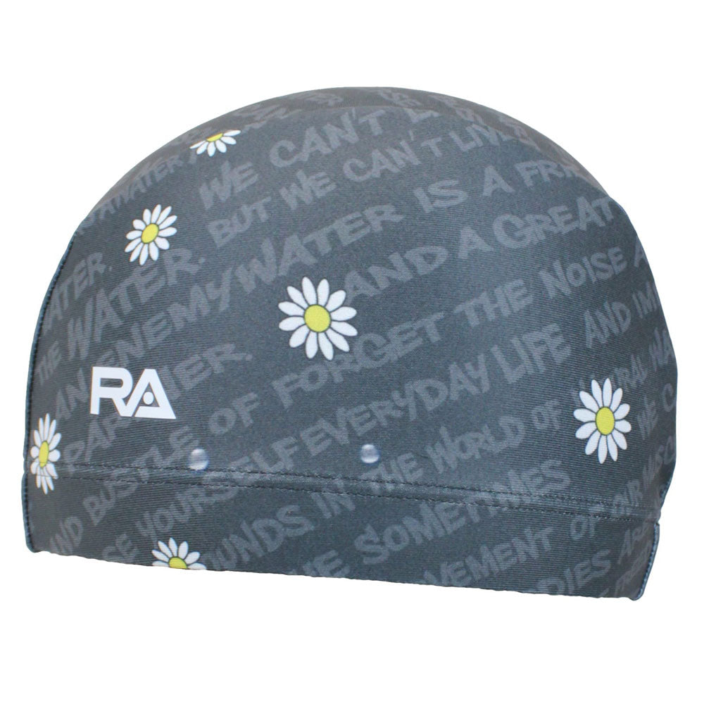 FLOWER BLOOMS Stretch Swim Cap Swimming Fitness SUP