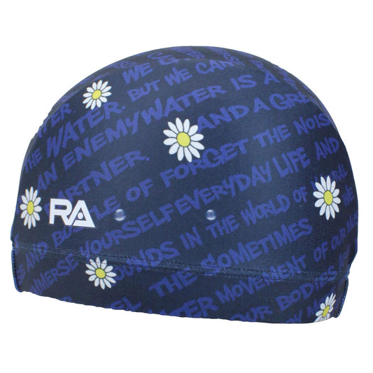 FLOWER BLOOMS Stretch Swim Cap Swimming Fitness SUP