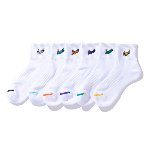 ブラッシュアップ ショートソックス バスケットボールソックス 靴下 ホワイト