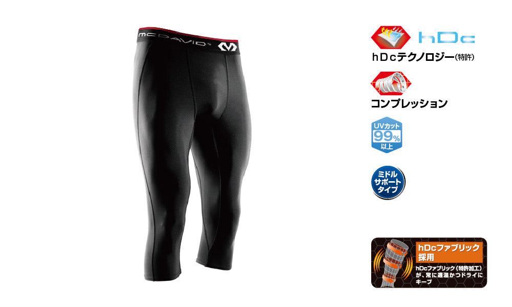 3/4 length tights, sports innerwear, basketball