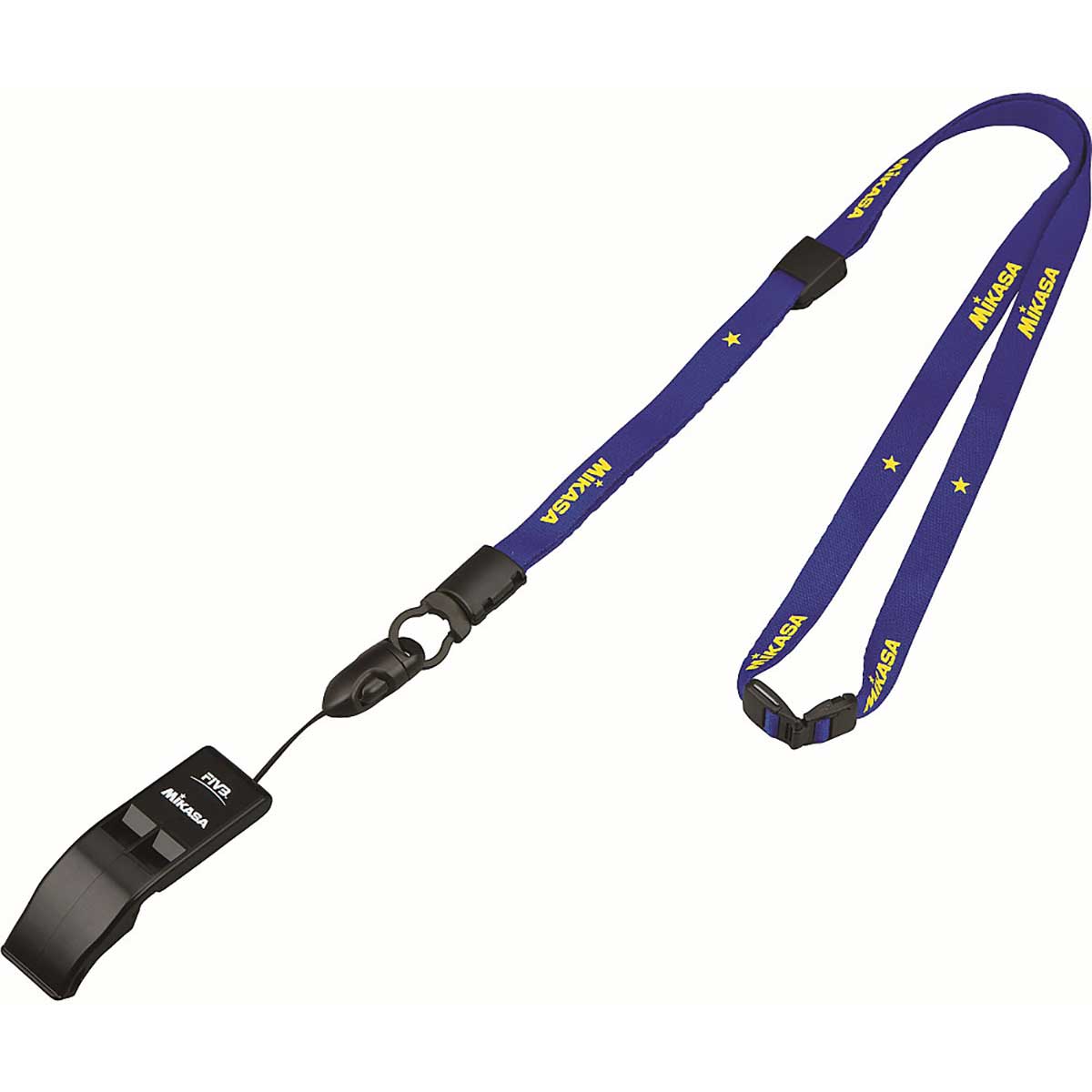 アクセサリー バレーボールホイッスル（コルクなし） ブラック ホイッスル