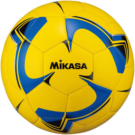 サッカーボール 4号球 レクレーション用 イエロー×ブルー