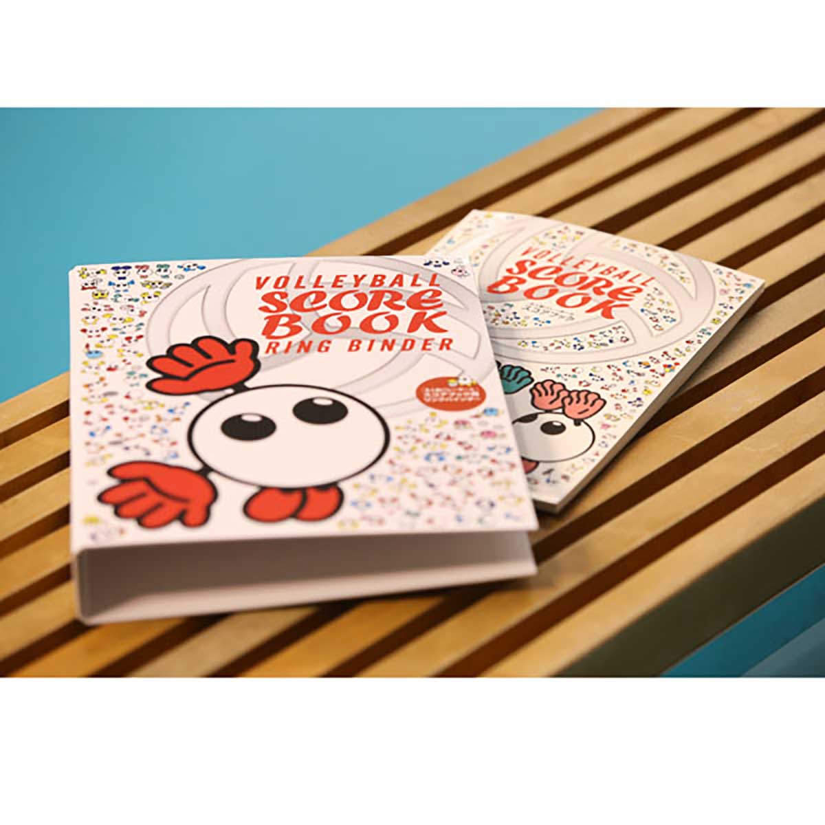アクセサリー 6人制バレーボールスコアブック・バインダーセット