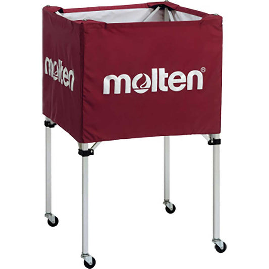 Ball cage, medium, tall, dark red