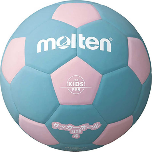 Molten Football Soccer 2200 Lightweight No. 4 Pink x Cyan Soccer Ball