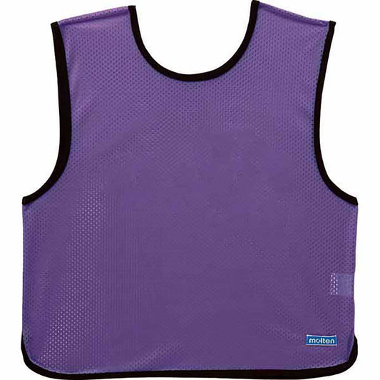 Game vest 10-piece set (plain 10-piece set) fluorescent purple