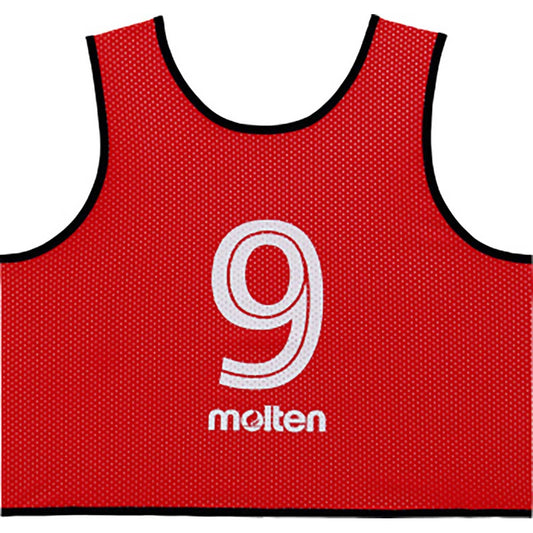 Game Vest GV10-piece set Red Bib Set