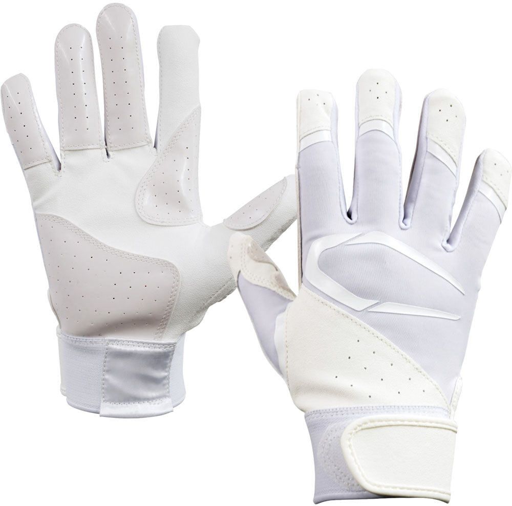 Baseball batting gloves for both hands, meets high school baseball rules, Power Control 3.0 Solid