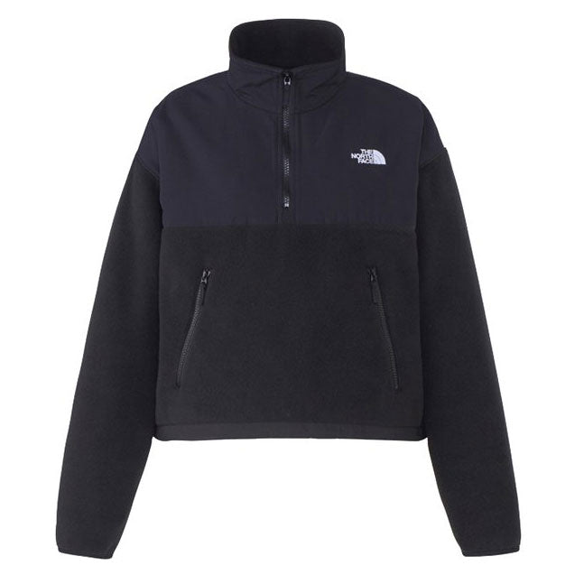 レディース プルオーバーデナリジャケット フリース ハーフジップジャケット ショート丈