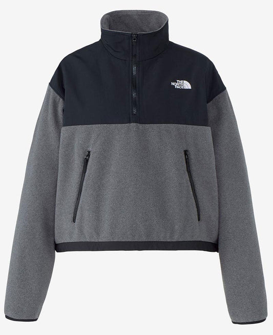 レディース プルオーバーデナリジャケット フリース ハーフジップジャケット ショート丈