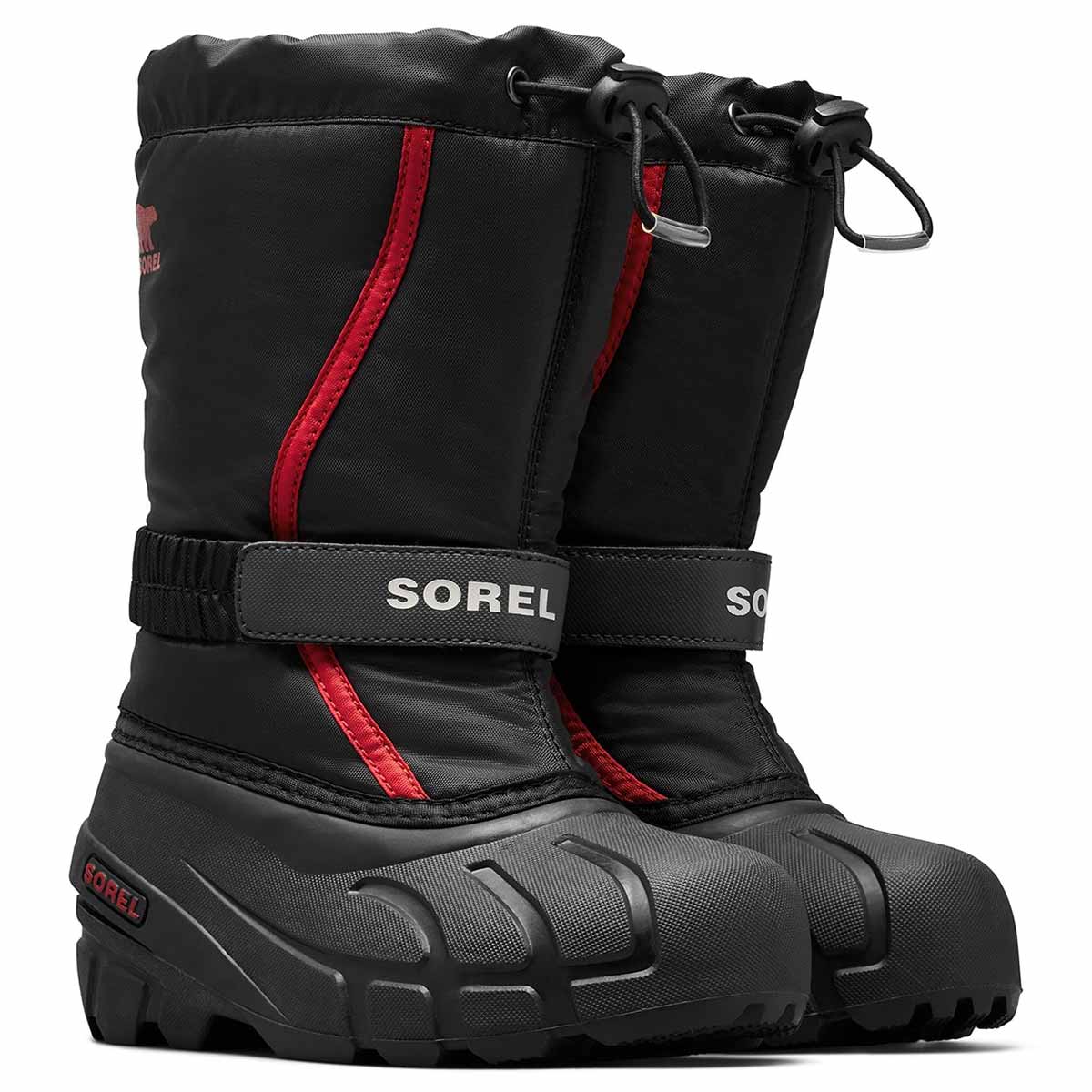 チルドレンズフルーリー ブーツ キッズ 冬靴 スノーブーツ 撥水 防水 防寒 雪 ベルト