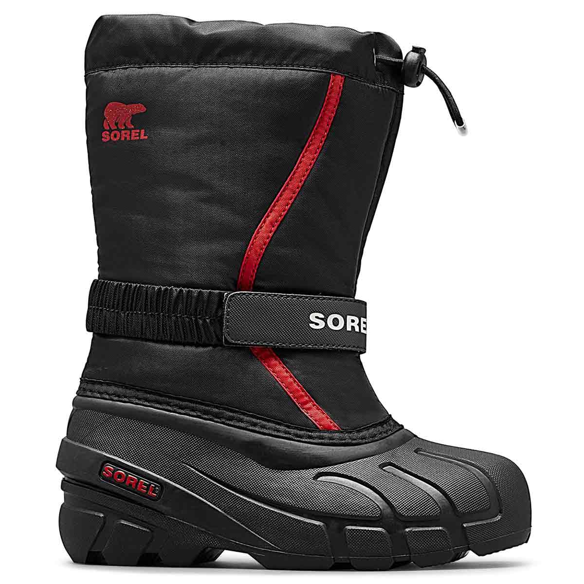 チルドレンズフルーリー ブーツ キッズ 冬靴 スノーブーツ 撥水 防水 防寒 雪 ベルト