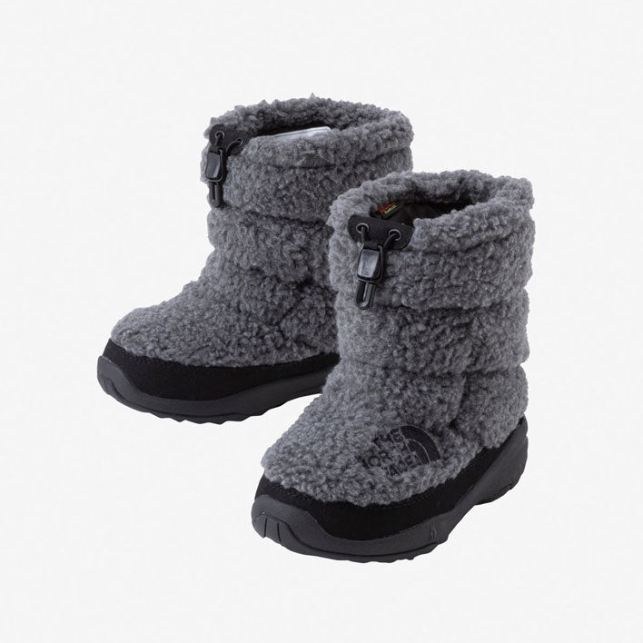 Nuptse Bootie VII Fleece Kids Winter Boots Fleece Reflective Shoes