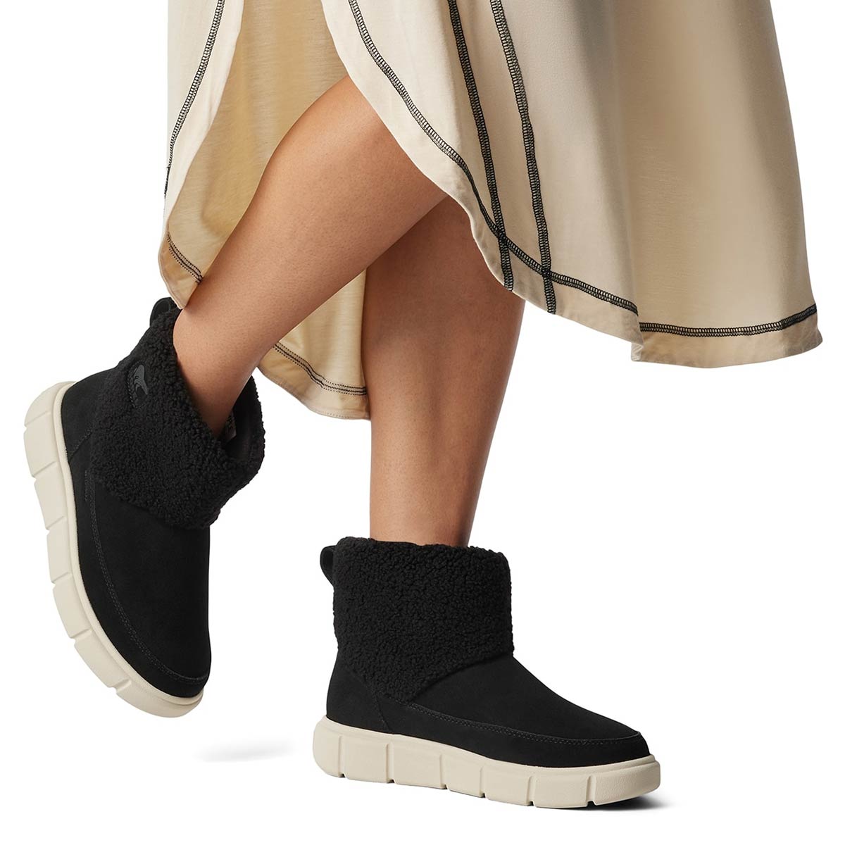 ソレルエクスプローラー3 スリッポンコージー ウォータープルーフ レディース スノーブーツ