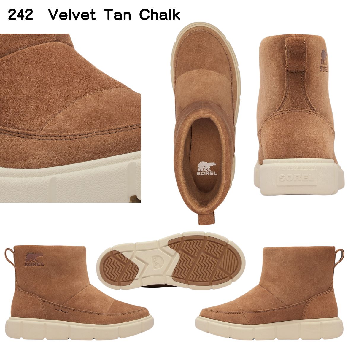 ソレルエクスプローラー3 スリッポンウォータープルーフ ブーツ スノー ウィンター 冬靴