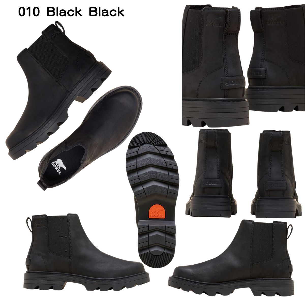 レディース スノーブーツ レヴェルロード チェルシーウォータープルーフ サイドゴア 軽量