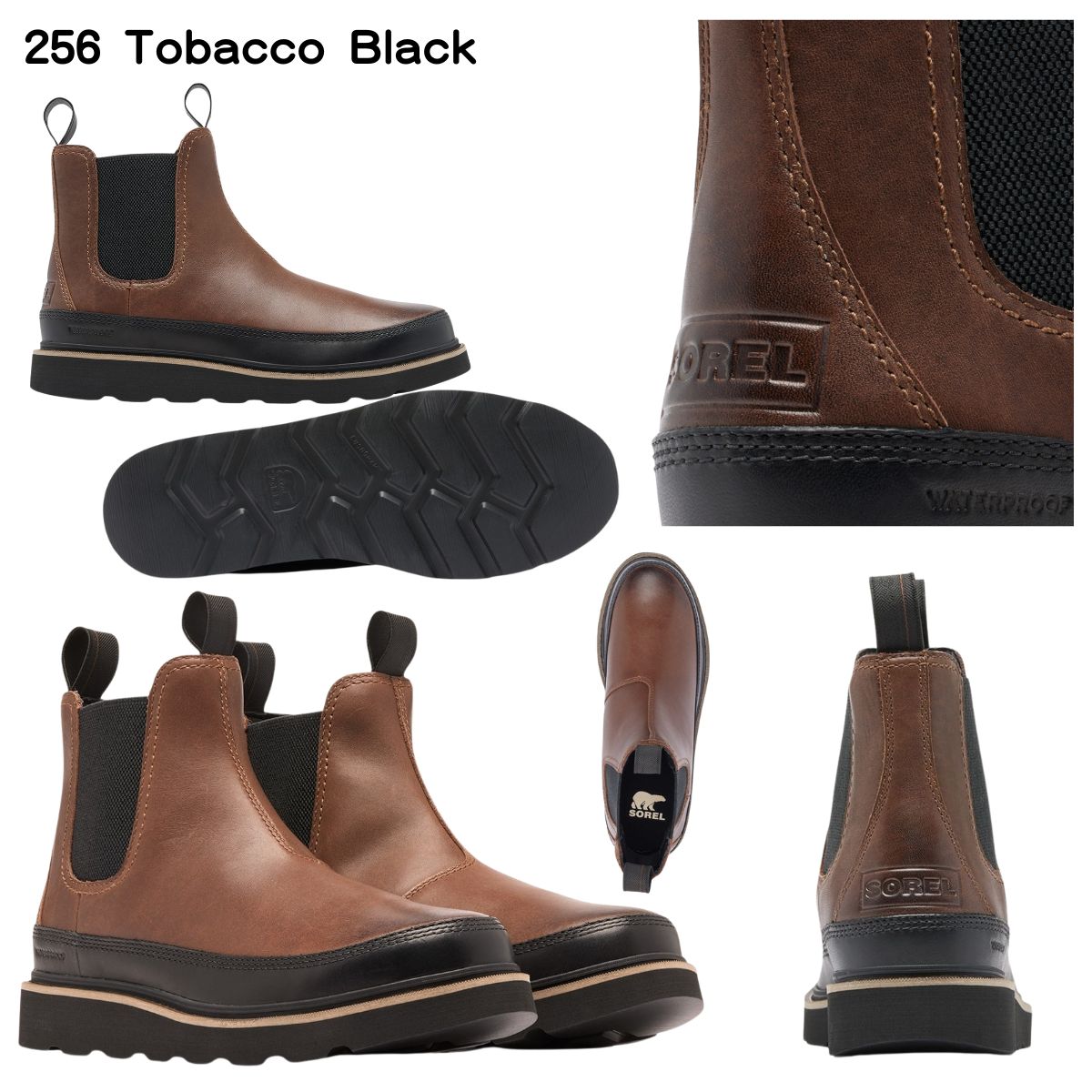 スラブタウン62 チェルシーウォータープルーフ メンズ 防水 軽量 アウトドア 雪