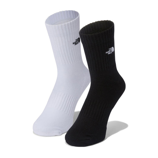 TNF Logo 2P Crew Socks 2-Pair Set