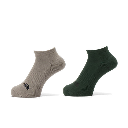 TNF ロゴ 2P ショート ユニセックス 靴下 ソックス アウトドア 抗菌防臭 登山