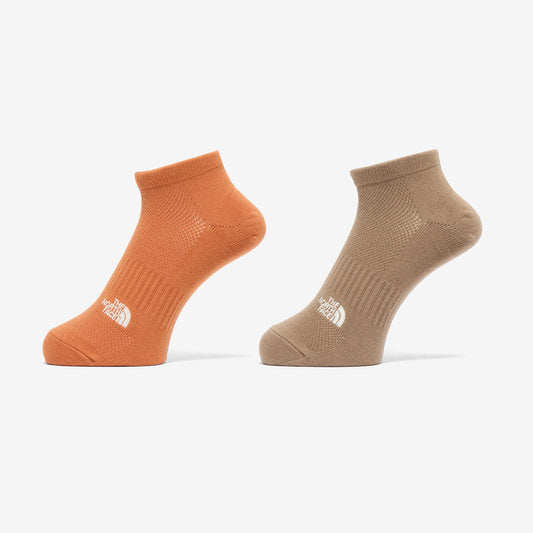 TNF ロゴ 2P ショート クールマックス アウトドア 靴下 抗菌防臭 カジュアル