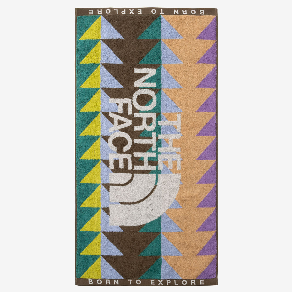 マウンテンレインボータオルL ベビー ギフト キャンプ カラフル タオルケット 敷物