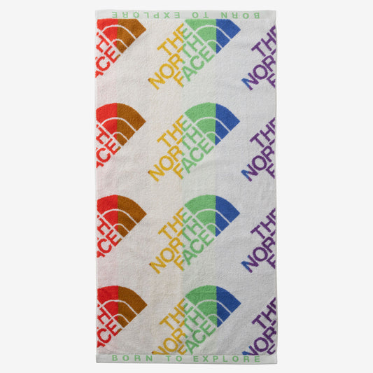 マウンテンレインボータオルL ベビー ギフト キャンプ カラフル タオルケット 敷物