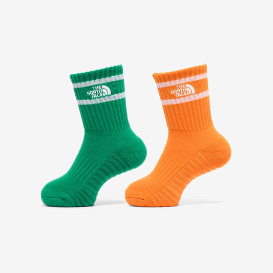 TNF ラン 2P クルー キッズ 靴下 ソックス 抗菌防臭 ランニング