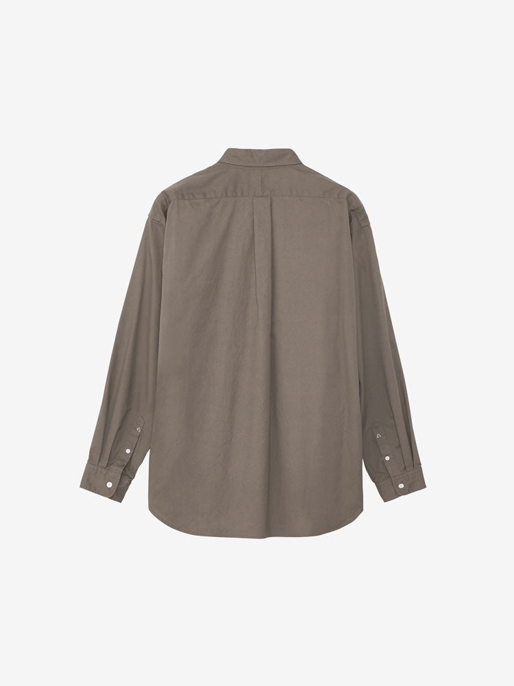 ロングスリーブハーフドームシャツ 長袖シャツ トップス ユニセックス