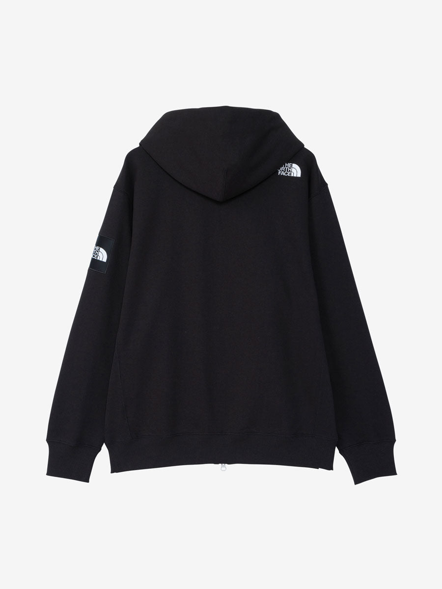 Square Logo Full Zip Men's Hoodie