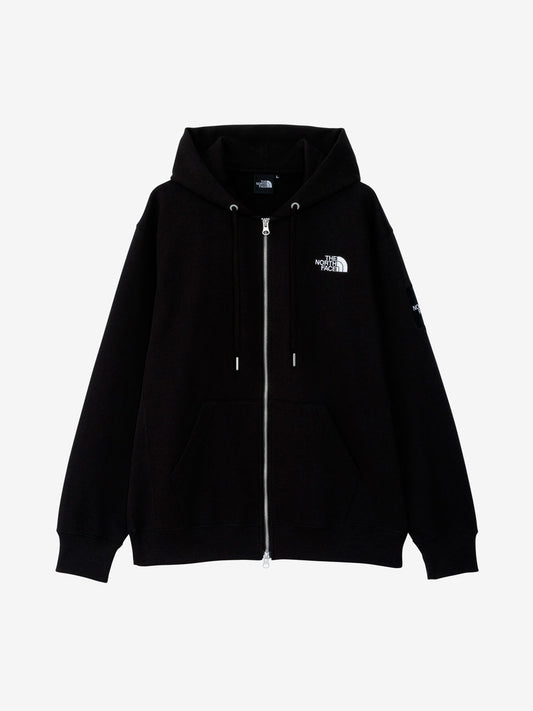 Square Logo Full Zip Men's Hoodie