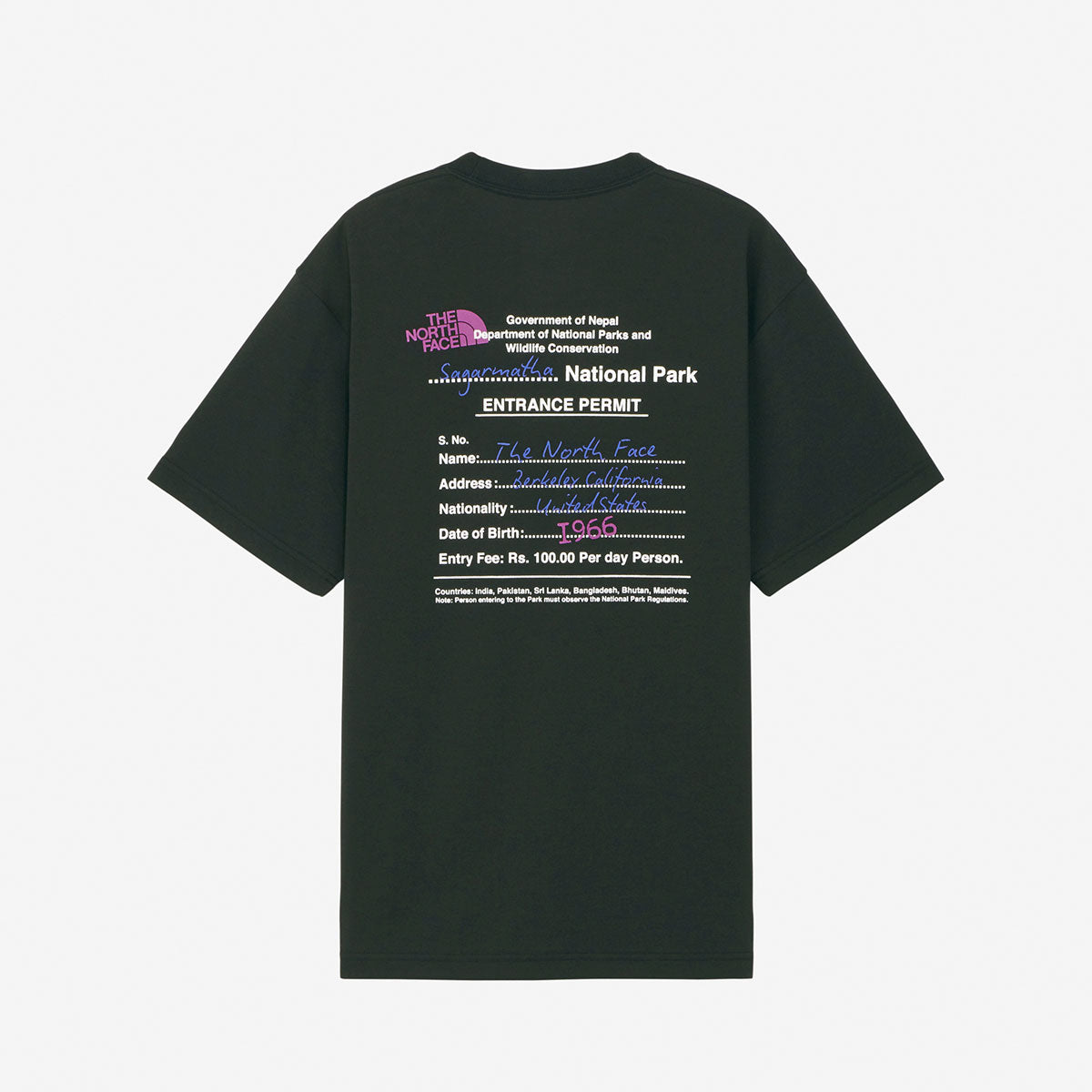 ショートスリーブエントランスパーミッションティー  半袖 Ｔシャツ アウトドア カジュアル