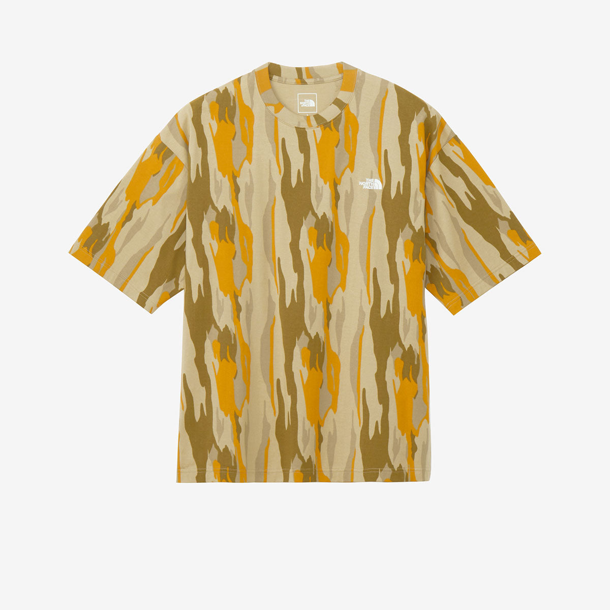 メンズ ショートスリーブオールオーバープリントティー 半袖 Tシャツ アウトドア UVケア