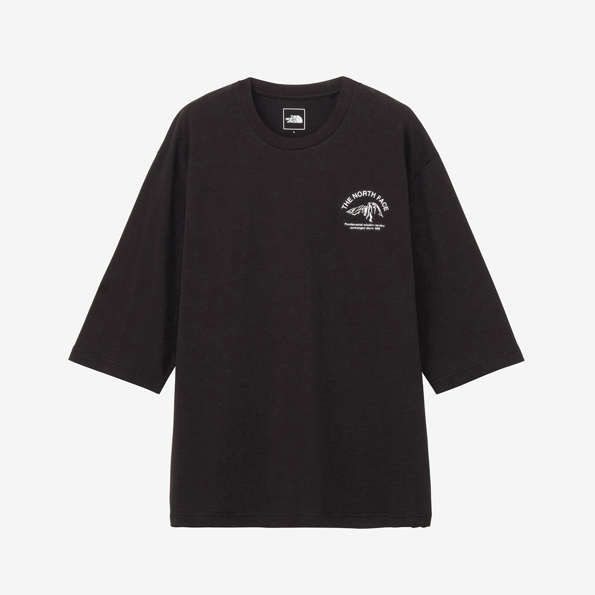 クォータースリーブワンポイントロゴティー 七分丈 Ｔシャツ カジュアル シンプル