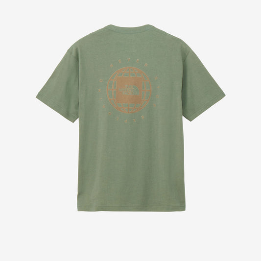 メンズ 半袖 Tシャツ トップス アウトドア シンプル キャンプ コットン
